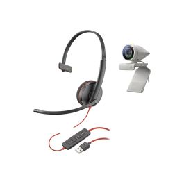 Zoom Bundle: Poly Studio P5 USB HD Webcam Bundle mit Blackwire C3210 USB-Headset