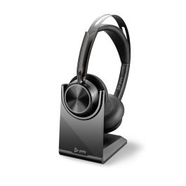 Poly Voyager Focus 2 UC Bluetooth Headset USB-A/C Microsoft Teams mit Ladestation