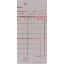 Zeitregistrierkarten 4 Wochen 5810