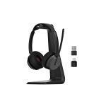 EPOS Impact 1000 MS UC ANC WL USB-C+A mit Ladeständerand - Headset - Stereo
