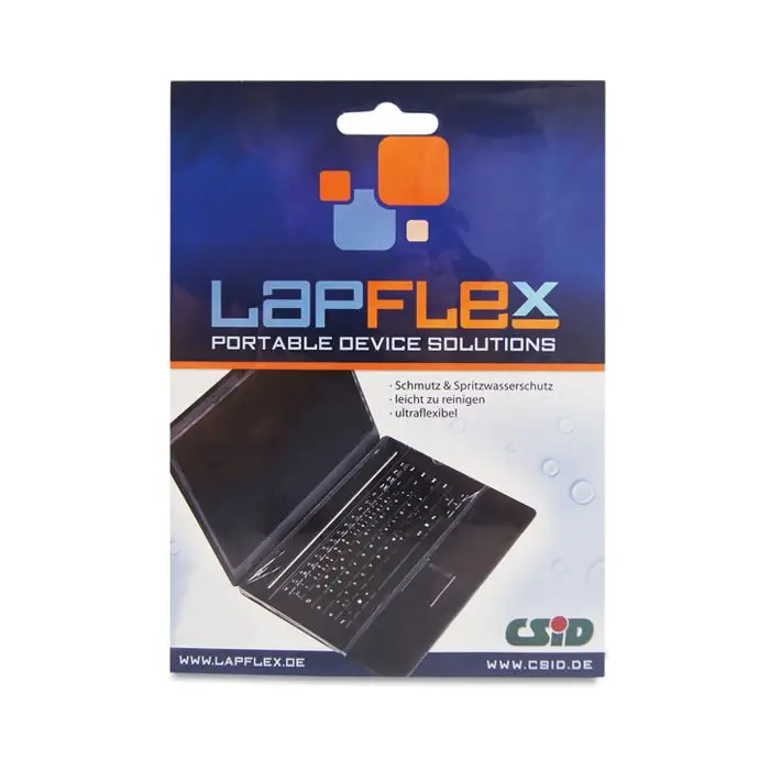 Tastaturschutz Folie Lapflex L für Notebooks von 15.4Zoll bis 16 Zoll