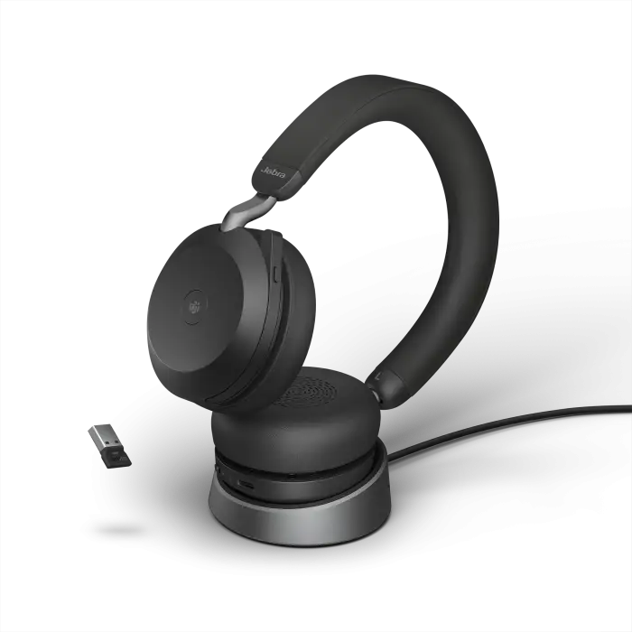JABRA Evolve2 75 Bluetooth Stereo Headset MS USB-C LS black