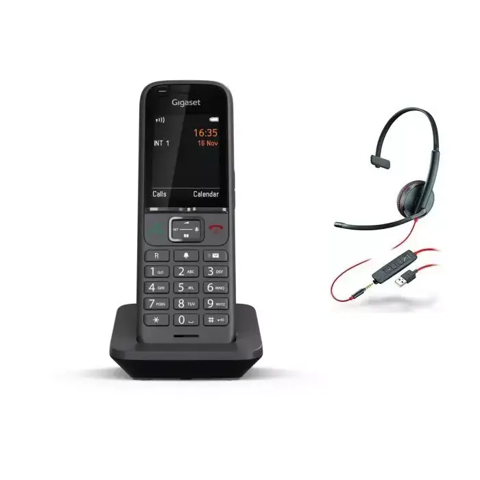 Gigaset S700H Pro schnurlos Telefon für Fritzbox & Poly Blackwire  3215 Headset
