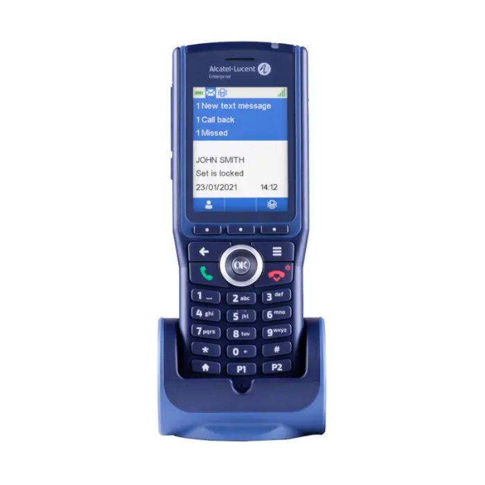 ALCATEL-LUCENT 8244 DECT-Mobilteil mit Akku und Gürtelclip