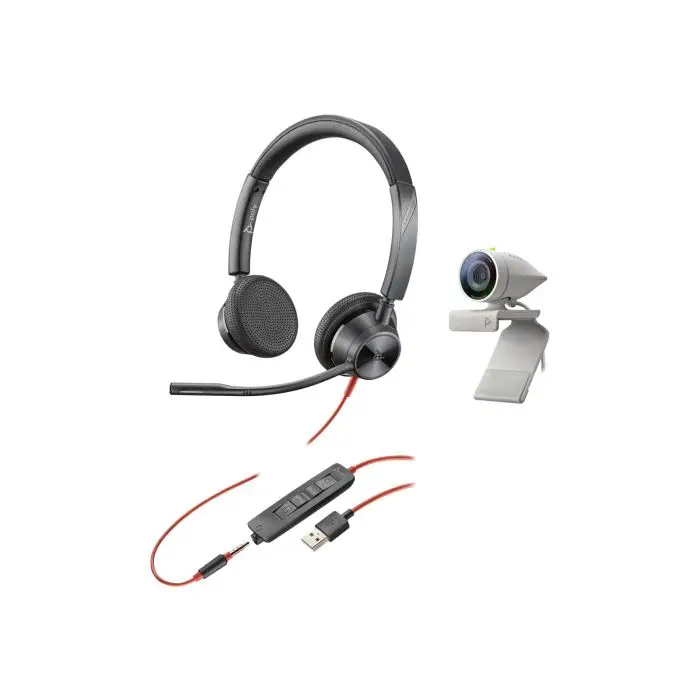 Poly Studio P5 USB HD Webcam Bundle mit Blackwire C3325 2200-87130-025