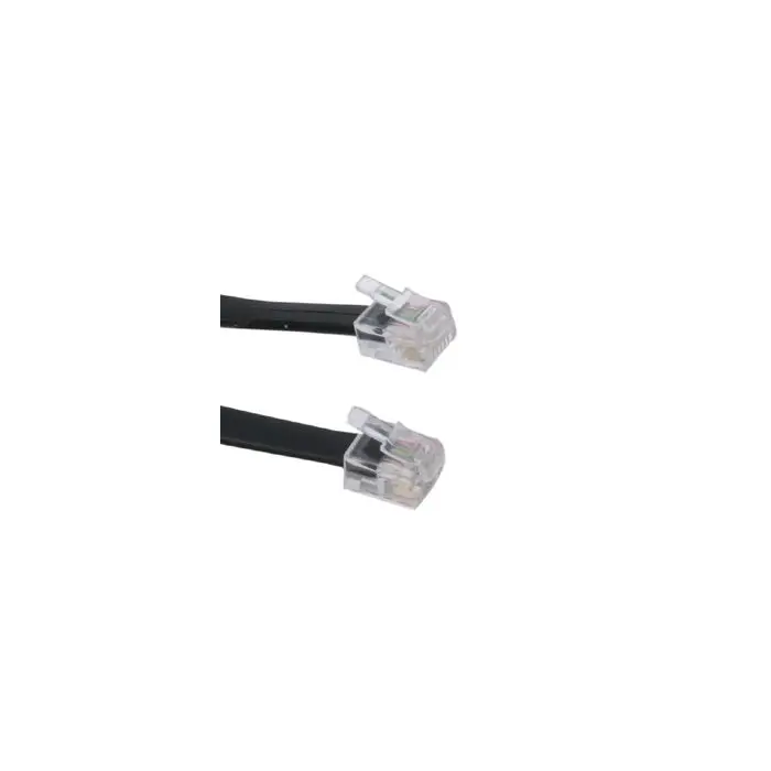 Anschlußkabel Western-Stecker RJ11, 6-polig/6-adrig, 3m