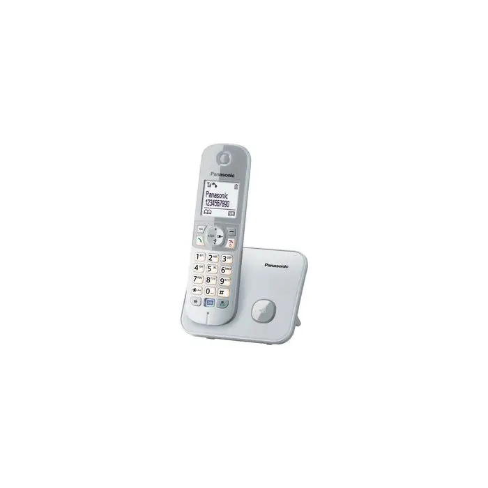 Panasonic KX-TG6811GS perlsilber Seitenansicht