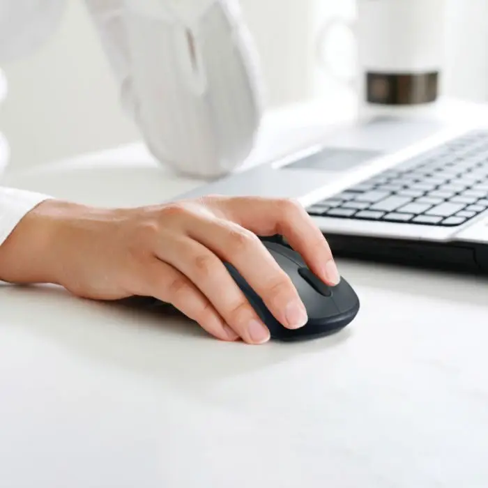 Logitech Maus M235 Grau/ Schwarz