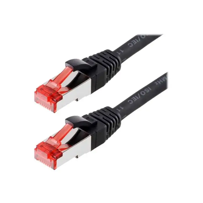 helos Patchkabel S/FTP (PIMF) CAT 6 schwarz 3,0m