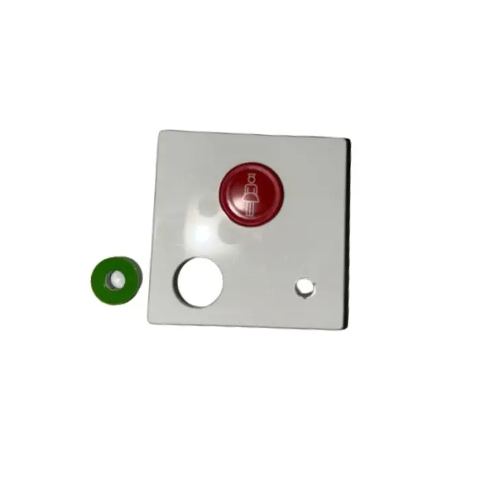 Avaya Secom Abdeckung Design Merten M-smart für Ruftaster mit Abstelleinheit, polarweiss glänzend