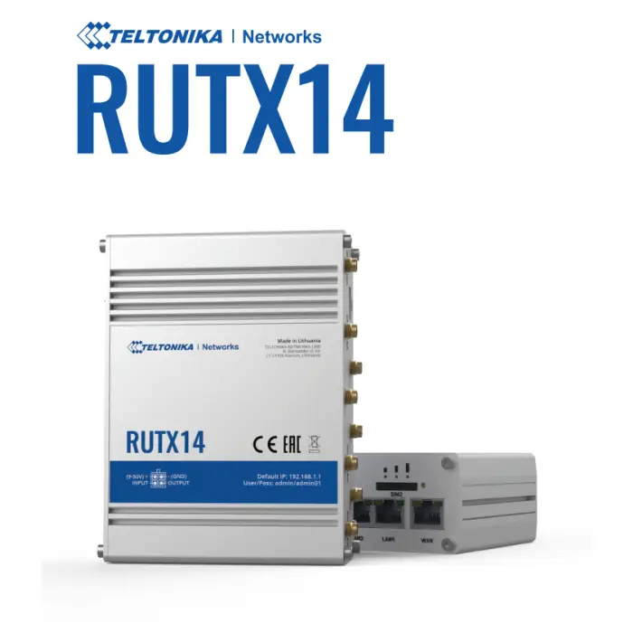 Teltonika Router RUTX14 LTE CAT12
