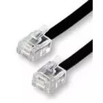 Anschlußkabel Western-Stecker RJ11, 6-polig/4-adrig, 10m