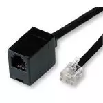 Verlängerungskabel RJ11 und RJ12, 6-polig/4-adrig, 6m