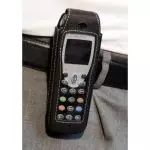 CasYy Nylontasche für Avaya DECT IH4 / FC4 / D4 mit Rotationsclip, schwarz