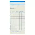 Stempelkarte monatlich für TR21