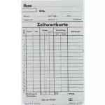Zeitregistrierkarten Monatskarte 5872