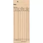 Zeitregistrierkarten 1 Wochenkarte 5910