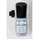 CasYy Silikonschutztasche für Avaya 3725 mit Clip, transparent