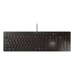 Cherry KC 6000 SLIM Kabelgebundene Tastatur - Schwarz - USB 