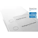 DoorLine Slim - Türsprechstelle a/b Anschluss, weiß, 2 Klingeltaster