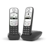 Gigaset A690 Duo Schnurlostelefon, schwarz Karton geöffnet