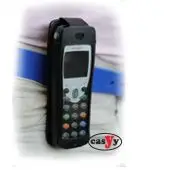 CasYy Ledertasche für Avaya DECT IH4 , schwarz