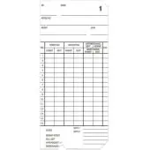 Stempelkarte Typ 2-6, 500 Stück