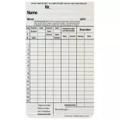 Zeitregistrierkarten Monatskarte 5825 100er Pack